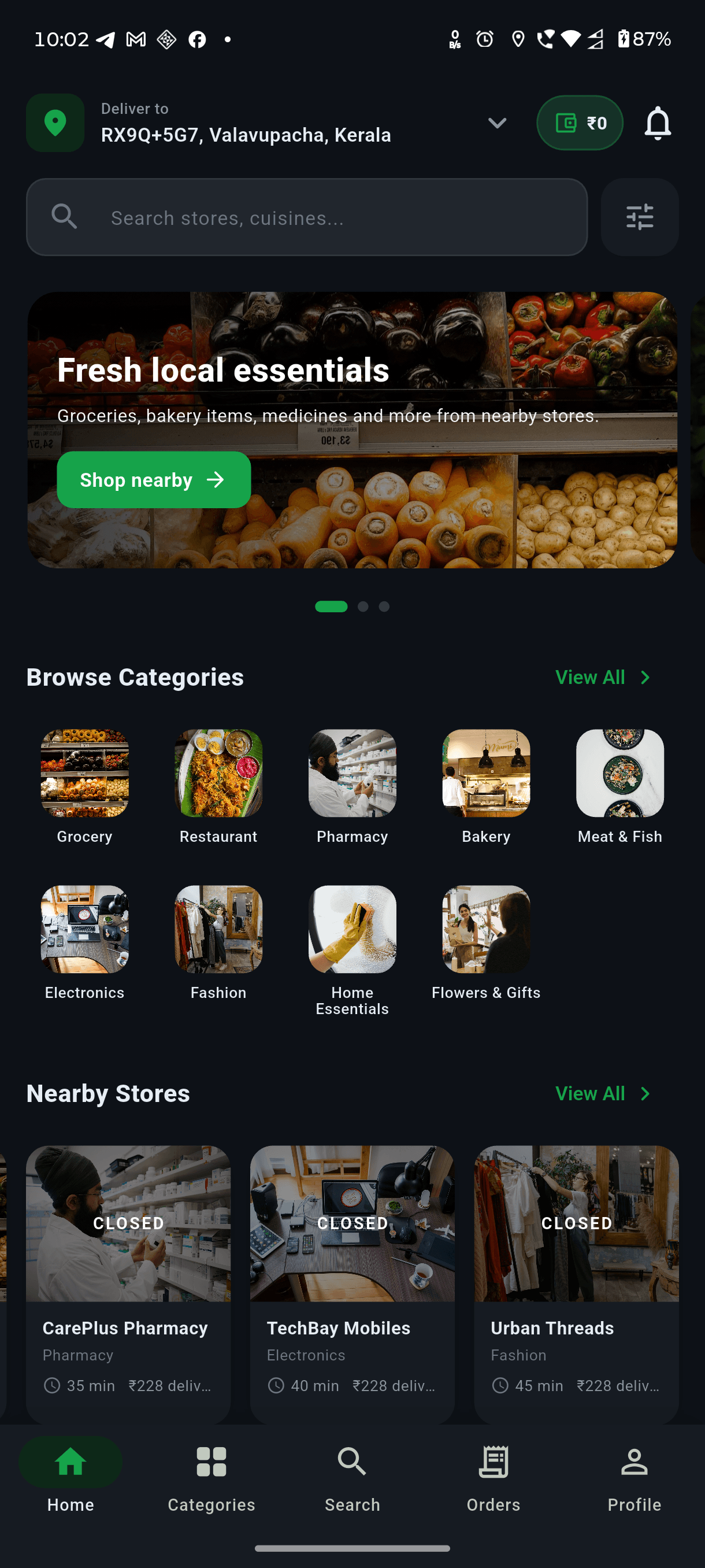 Perak customer mobile application